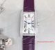 2017 Replica Cartier Tank Stainless Steel Diamond Bezel White Face Pink Leather Band Watch  (4)_th.jpg